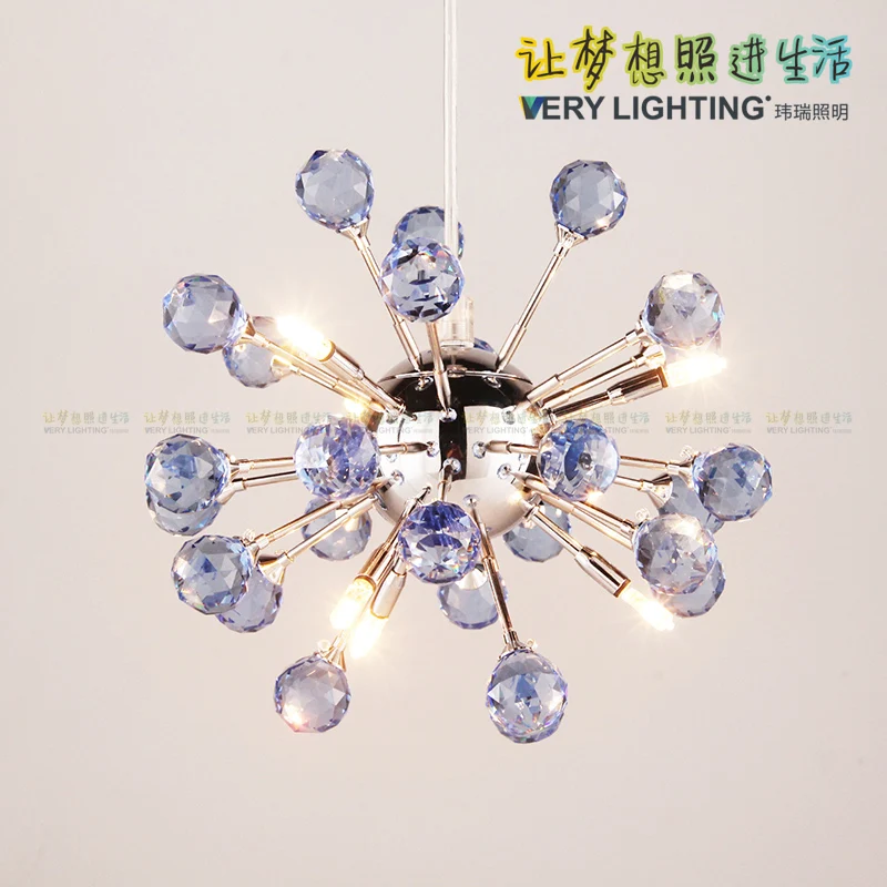 

Modern crystal chandelier crystal lamps high quality LED lamps living room chandeliers E27 led lustre light chandeliers