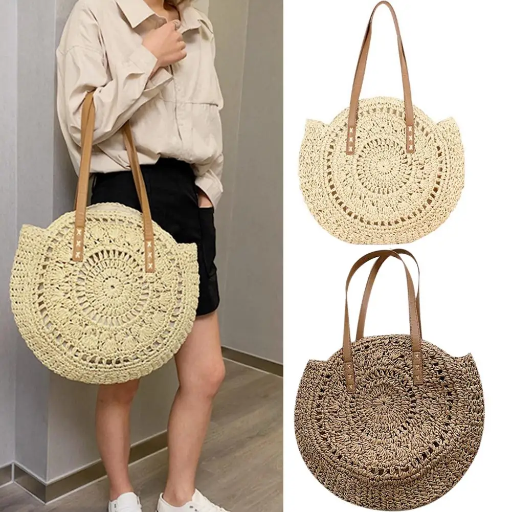 

Women's Straw Bag Handbag Fashion Shoulder Bag Outdoor Handbag Shoulder Bag Shopping Handbag Clutch Bag Handbag Wallet Bag