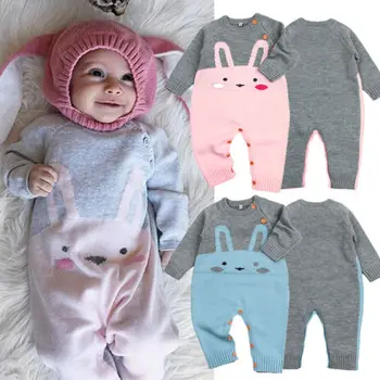 

Toddler Newborn Baby Girl Boy Bunny Long Sleeve Jumpsuit Outfits Clothing Baby Fasion Cute Baby Boy Girl Jumpsuits Baby Clothing