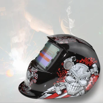 

2018 New Solar Pro Welding Mask Automatic Darkening Welding Helmet Nut Head Pattern Fashion Appearance Ultra Light Design