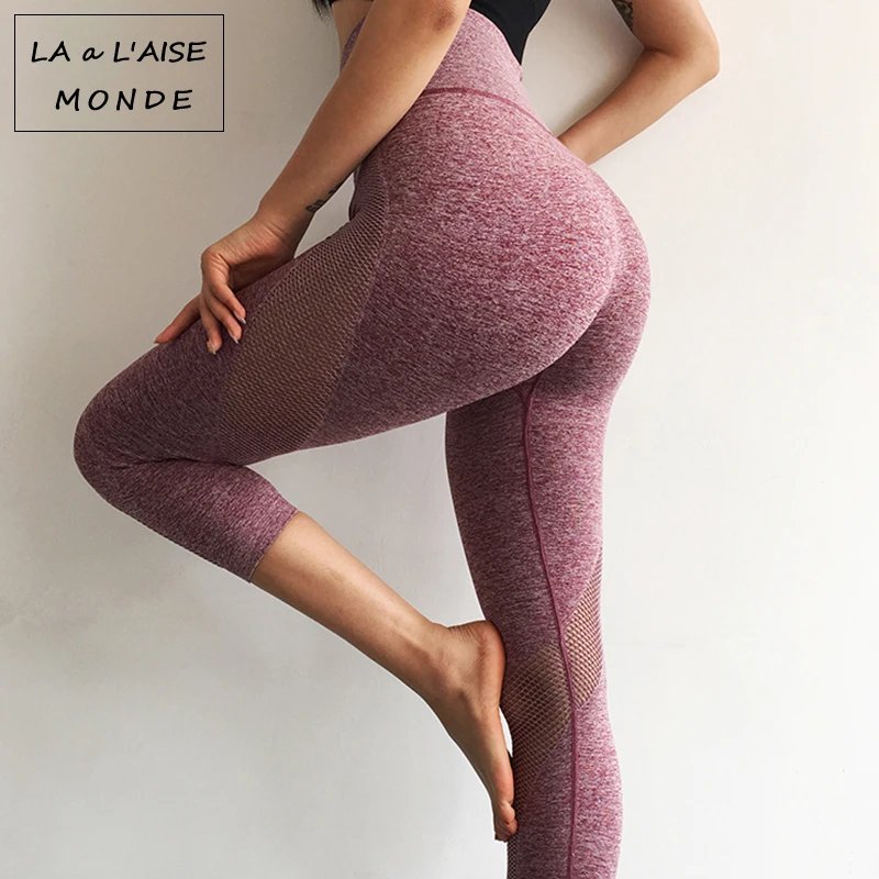 

Hollow Out Tights Leggins Sport Leggings Women Sports Fitness Wear for Gym Yoga Pants Sportswear Women's Jogging Femme Legency