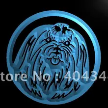 LB675-Мальтийская болонка порода щенка ПЭТ светодиодный неоновый свет знак