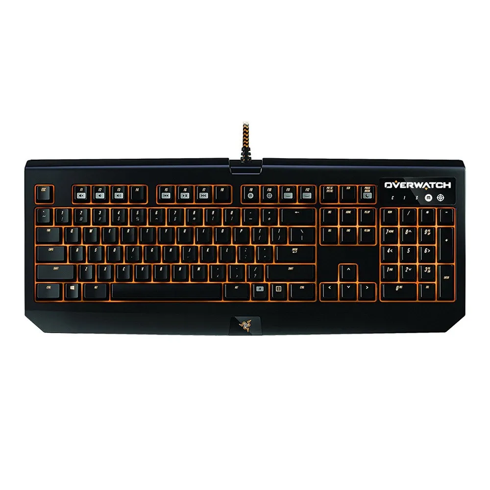 Razer Overwatch BlackWidow Chroma Механическая игровая клавиатура RGB с подсветкой полностью