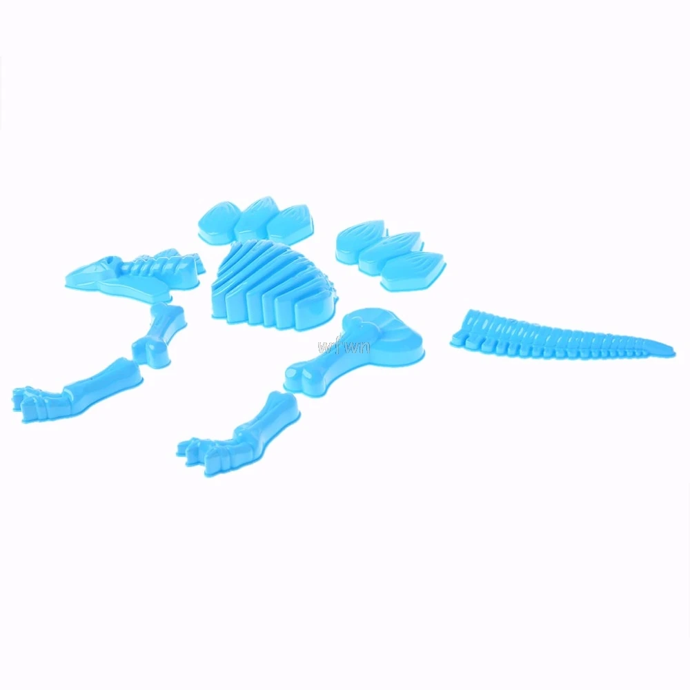 Забавный динозавр скелет кости Песок Плесень Пляжные Игрушки для маленьких детей Дети Лето MAY24 Прямая поставка