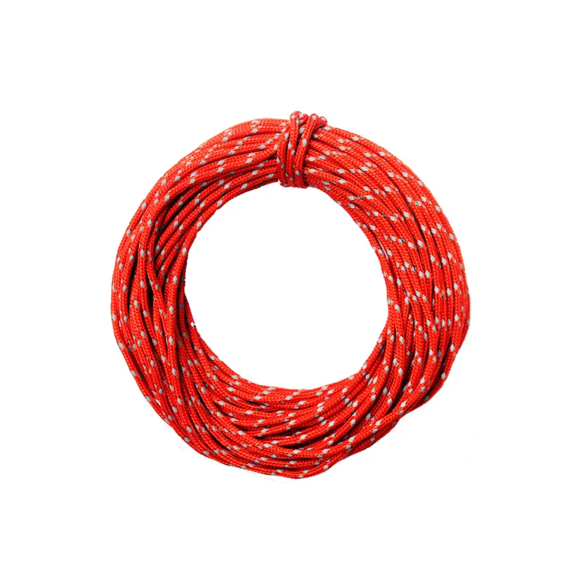 

50ft Multifunction Tent Reflective Rope Outdoor Sports Camping Hiking Survival Parachute Cord 19ing