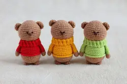 Love Teddy Bear братья в свитера игрушки и куклы погремушки