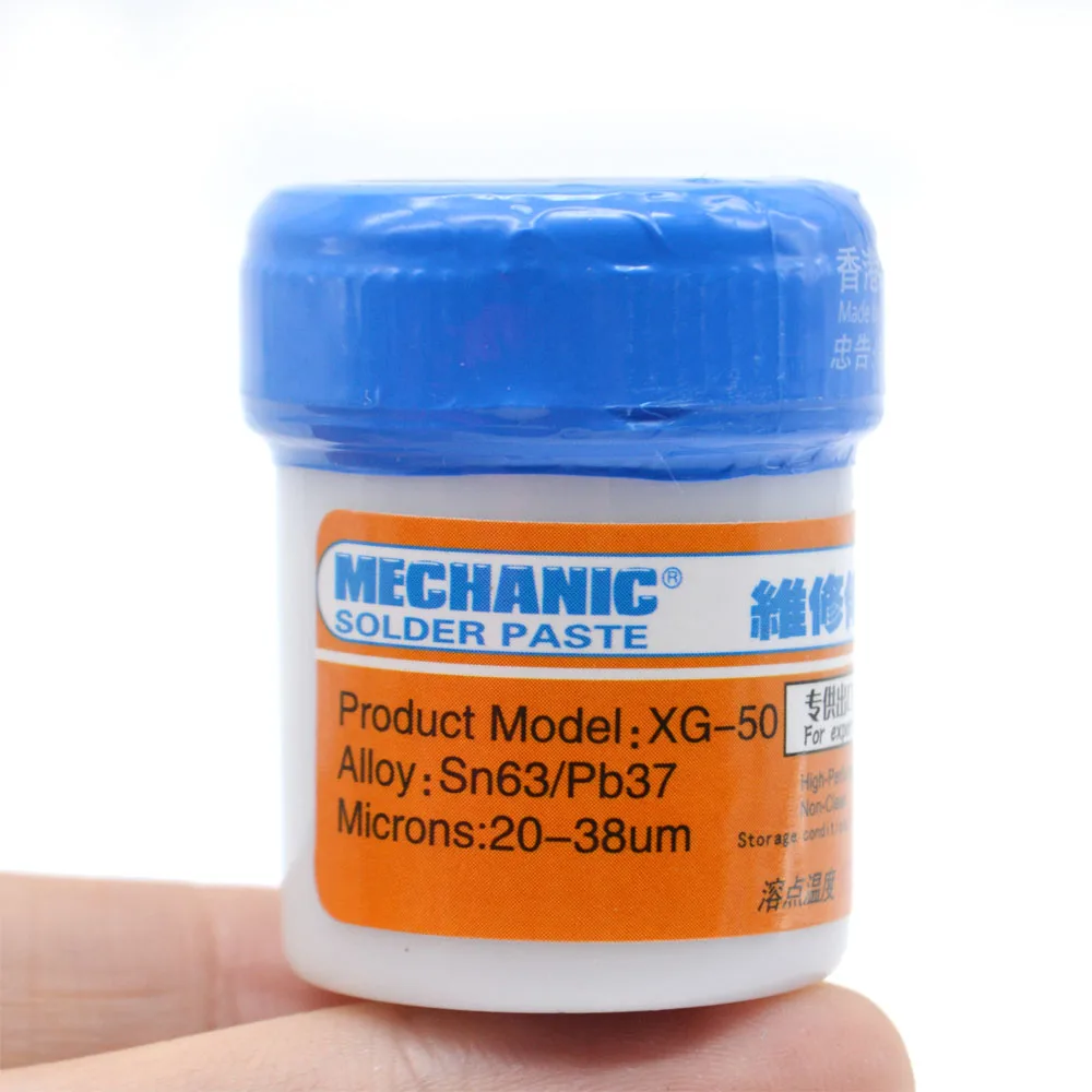 2pcs/lot Repair Welding Tool MECHANIC Solder Paste Flux XG-50 Sn63/Pb67 SMD SMT For 936 852D+ BGA Soldering Iron Station 