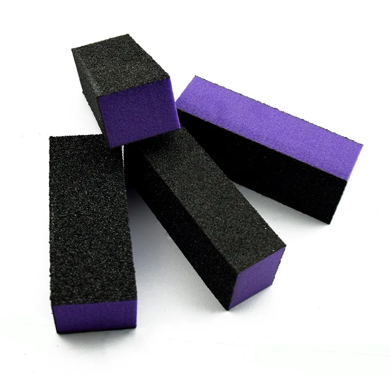 Cor da Mistura Lote Preto Lixar Bloco Ouvir Coração Tampão Lustrando Arquivos Acrílico Unha Art Manicure Grupo Novo Buffer 1 50 Pçs - 5 50 pçs lote preto Lixar bloco cor