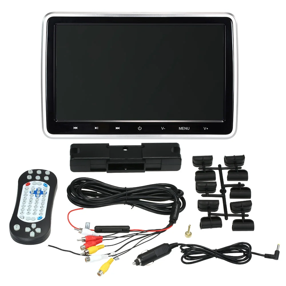 

10.1 inch Digital Screen Touch Key Tablet-Style Car Headrest DVD Player Plug and Play Rear-Seat Entertainment 2019 New