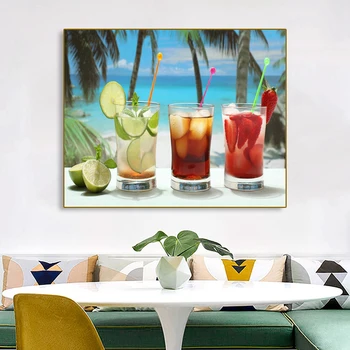 

Fruit Poster Kitchen Decoration Canvas Painting Tropical Prints Wall Art Pictures Scandinavian Home Decor For Living Room