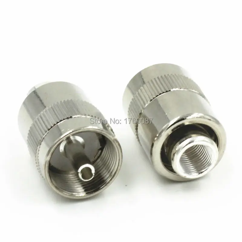 

10PCS UHF Male PL259 Solder RG5 LMR300 RG212 5D-FB RF Connector