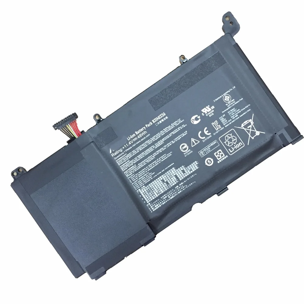 11.4V 48WH New Original B31N1336 Laptop Battery for ASUS VivoBook S551 S551LB S551LA R553L R553LN R553LF K551LN V551 C31-S551