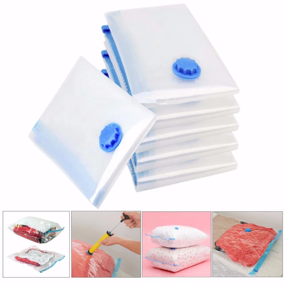 

Hot Vacuum Bag Storage Bag Transparent Border Foldable Extra Large Compressed Organizer Saving Space Seal Bags Organizer