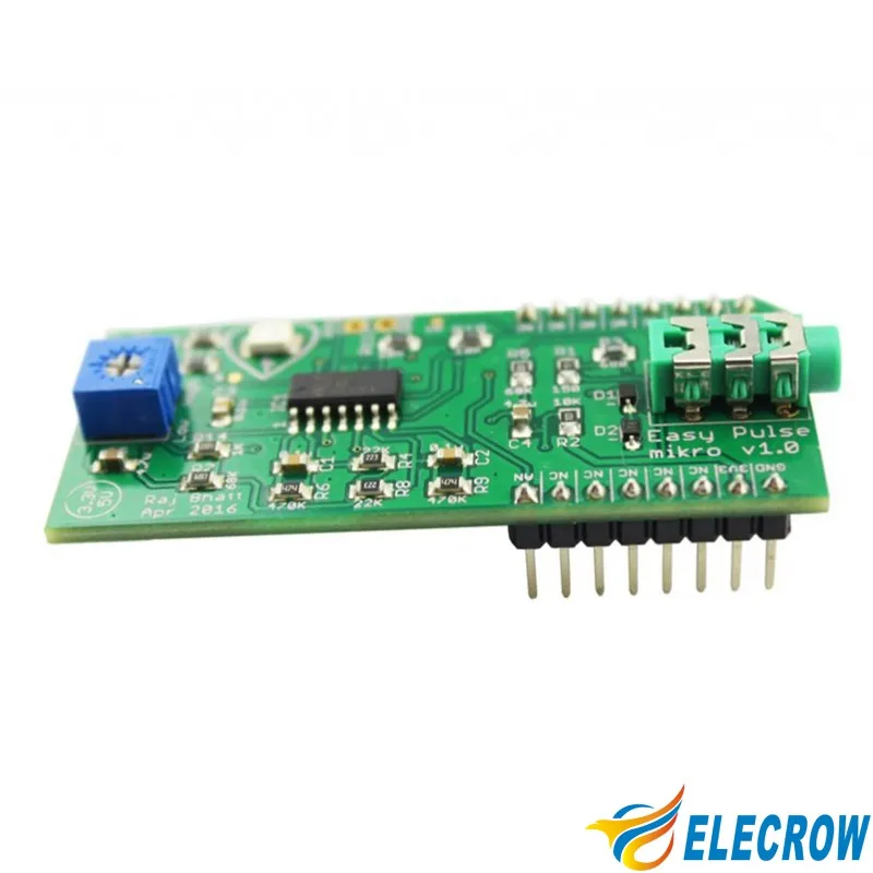 Elecrow легко импульса Mikro импульса Сенсор для Arduino DIY Kit с пропускания PPG импульса Сенсор Бесплатная доставка