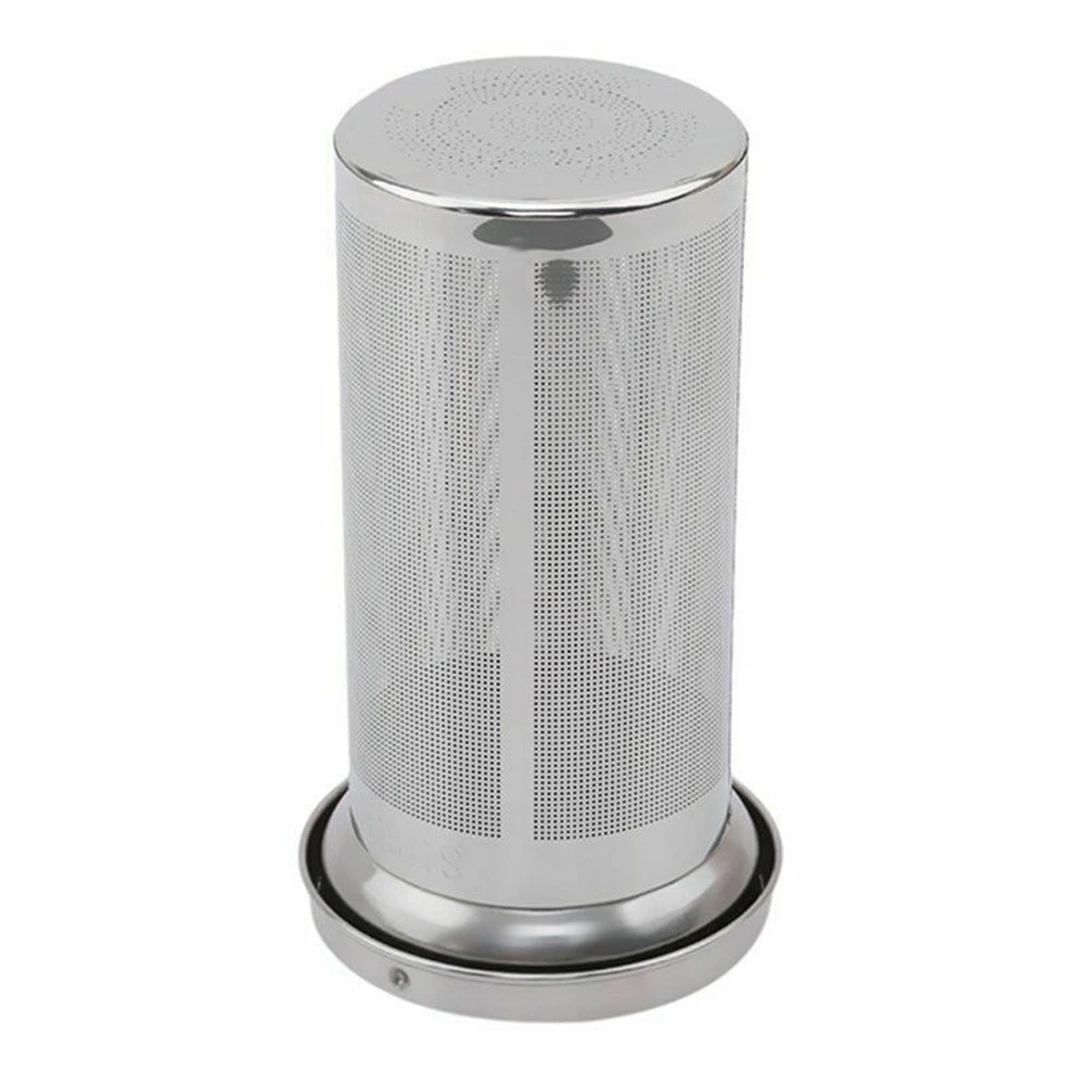 

Kitchen Infuser With Lid Coffee Practical Home Reusable Tea Strainer Stainless Steel Mesh Filter Cylinder Shape Accessories