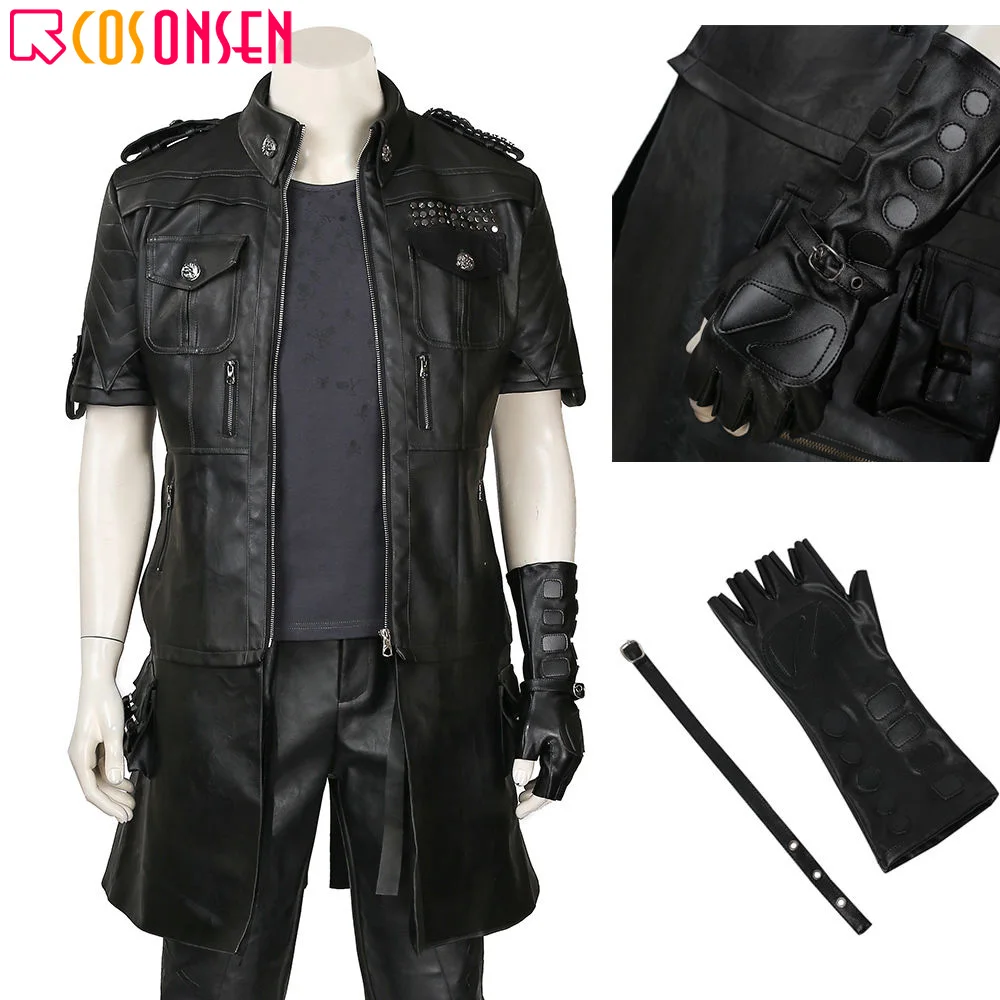 Ff Xv Ff15 Noctis Lucis Caelum Noct Cosplay Final Fantasy Xv Costume Halloween Jacket Outfit