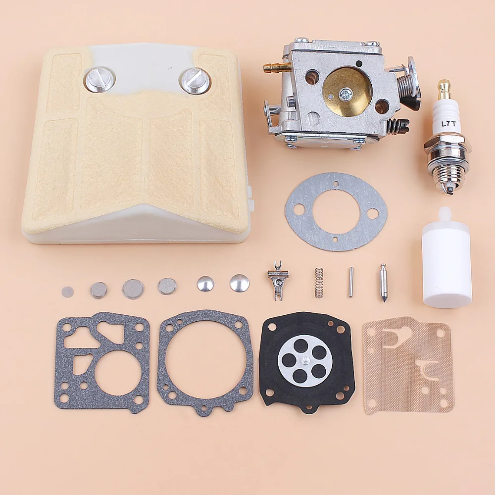 

Carburetor Carb Air Filter Diaphragm Repair Kit fit Husqvarna 61 66 266 503280316 Chainsaw Tillotson HS-254B Carburetor RK-23HS