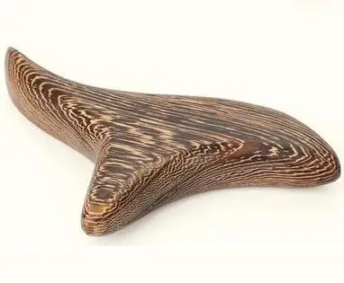 Камфорный деревянный треугольный массажер для ног, акупунктурная палочка, массажная палочка для ног, выскабливающая тяга - Цвет: Армейский зеленый