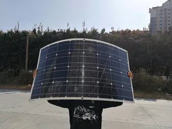 

Newly 100w semi flexible solar panel 12V power bank mono solar cell; panel charger for solar system 100w