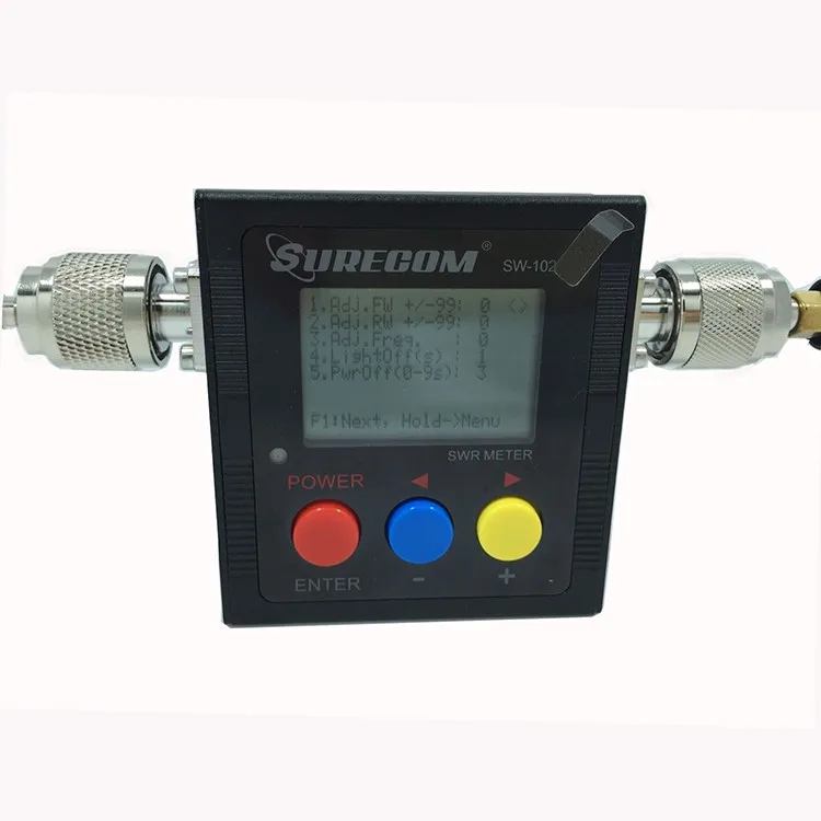 On sale walkie talkie swr meter surecom SW-102 repeater digital SWR antenna analyzer power meter car radio accessories SW102 (3)