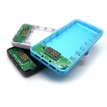 3 USB DIY Power Bank 18650 Батареи Дело Box Емкость светодиод Напряжение Ток Дисплей Powerbank Зарядное Устройство для Мобильных телефонов нет батареи