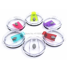 Непроливающаяся Крышка для 30 унций 20 унций, кружка Rambler, Автомобильная крышка, подходит для тумблера, более Сменные крышки для стаканчиков с отверстием для соломки