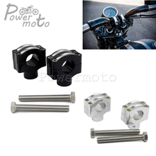 Подкрученные вверх длинные Ретро Усы стояки мотоцикл 1 ''25 мм пользовательские бары зажимы для Harley чоппер Yamaha Honda Kawasaki кафе гонщик