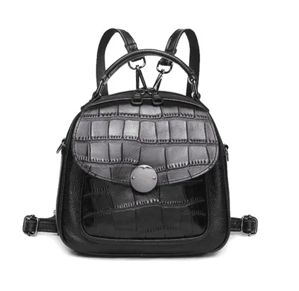 ^*Best Offers Рюкзак из натуральной кожи мини-размера с рисунком крокодила ^*Best Offers Рюкзак из натуральной кожи мини-размера с рисунком крокодила