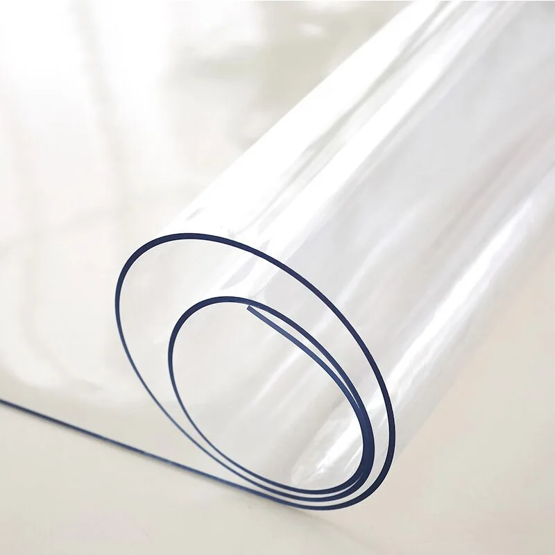 Quality PVC Waterproof Tablecloth Transparent Frosted Kitchen Table Cover Oil Cloth Soft Glass Tablecloth Tea Table Mat 1.0 mm
