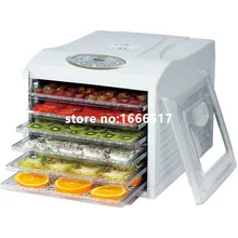 Новые 6 слоев интеллектуальная сушилка для фруктов осушитель устройство для сушки сушка продуктов машина для фруктов сушилка для еды NE