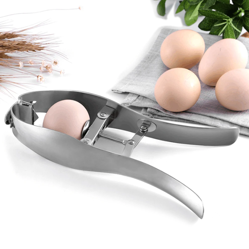 304 Stainless Steel Egg Opener Handheld Egg Shell Cutter Egg Scissors