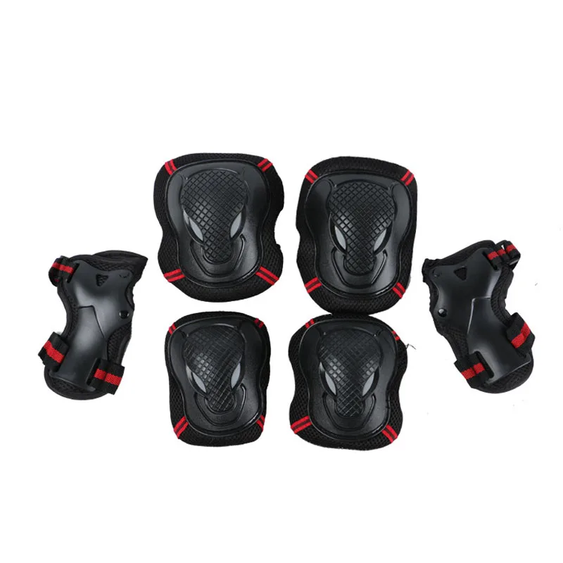 6Pcs/Set Skating Skateboard Roller Blading Elbow Knee Wrist Safety Protective Gear Sport Pad Guard TK-ing 6Pcs/Set Skating Skateboard Roller Blading Elbow Knee Wrist Safety Protective Gear Sport Pad Guard TK-ing
