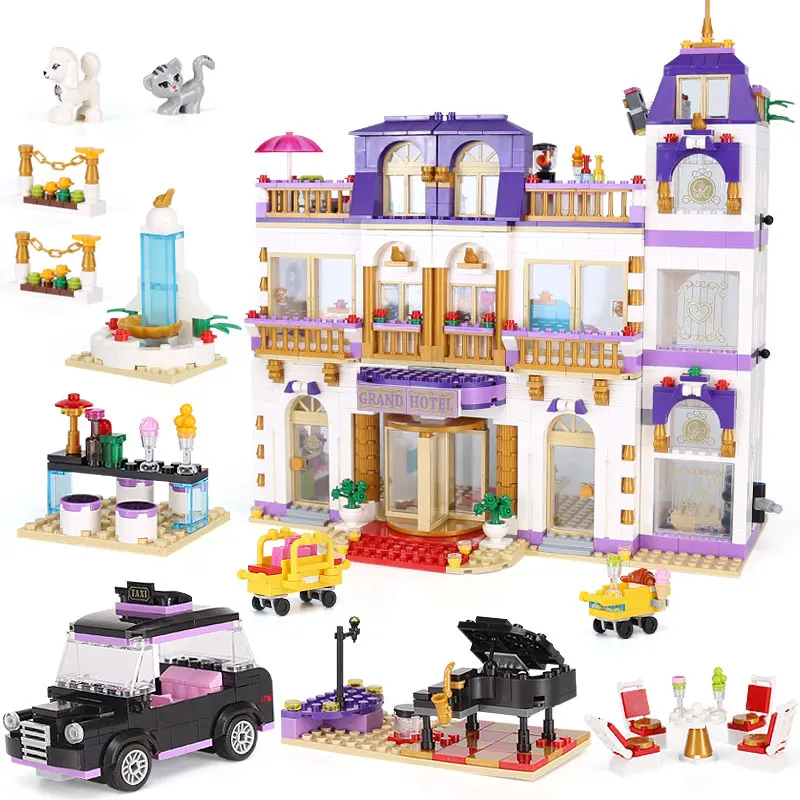 

M05001 Compatible With Legoing Friends 41101 Heartlake Grand Hotel Girl Building Blocks Kids Toy Legoings Friend Gift