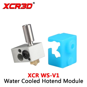 

3D Printer hotend Parts XCR WS-V1 Water Cooled Heating Block Module Low Temperature Type High Temp 0.4/1.75 gift Silicone Socks