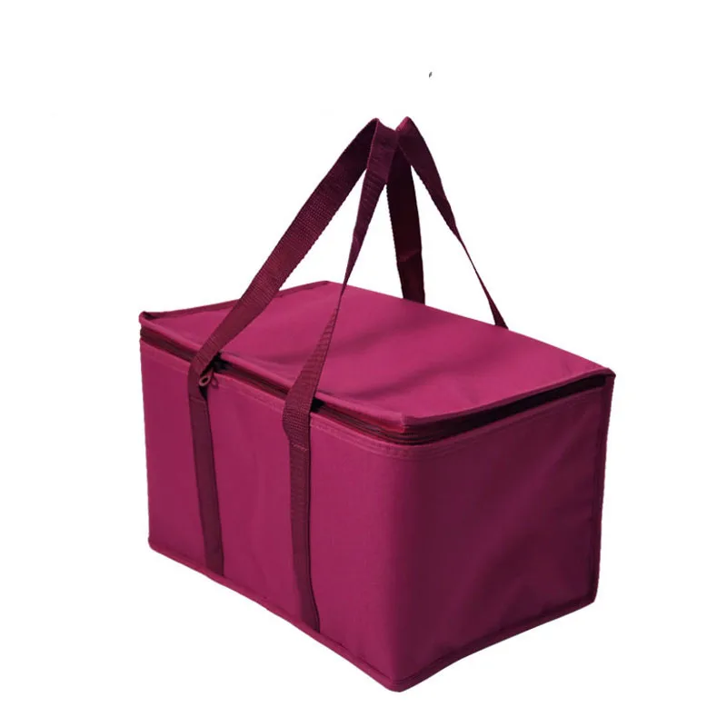 

16L square oxford cooler bag portable lunch picnic box cans holder thermal food drinks fresh carrier vehicle insulation cool bag