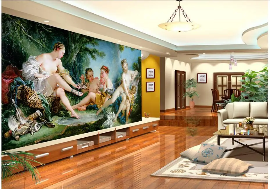 

3d room wallpaer custom photo non-woven mural European river beauty decoration painting 3d wall murals wallpaper for walls 3d