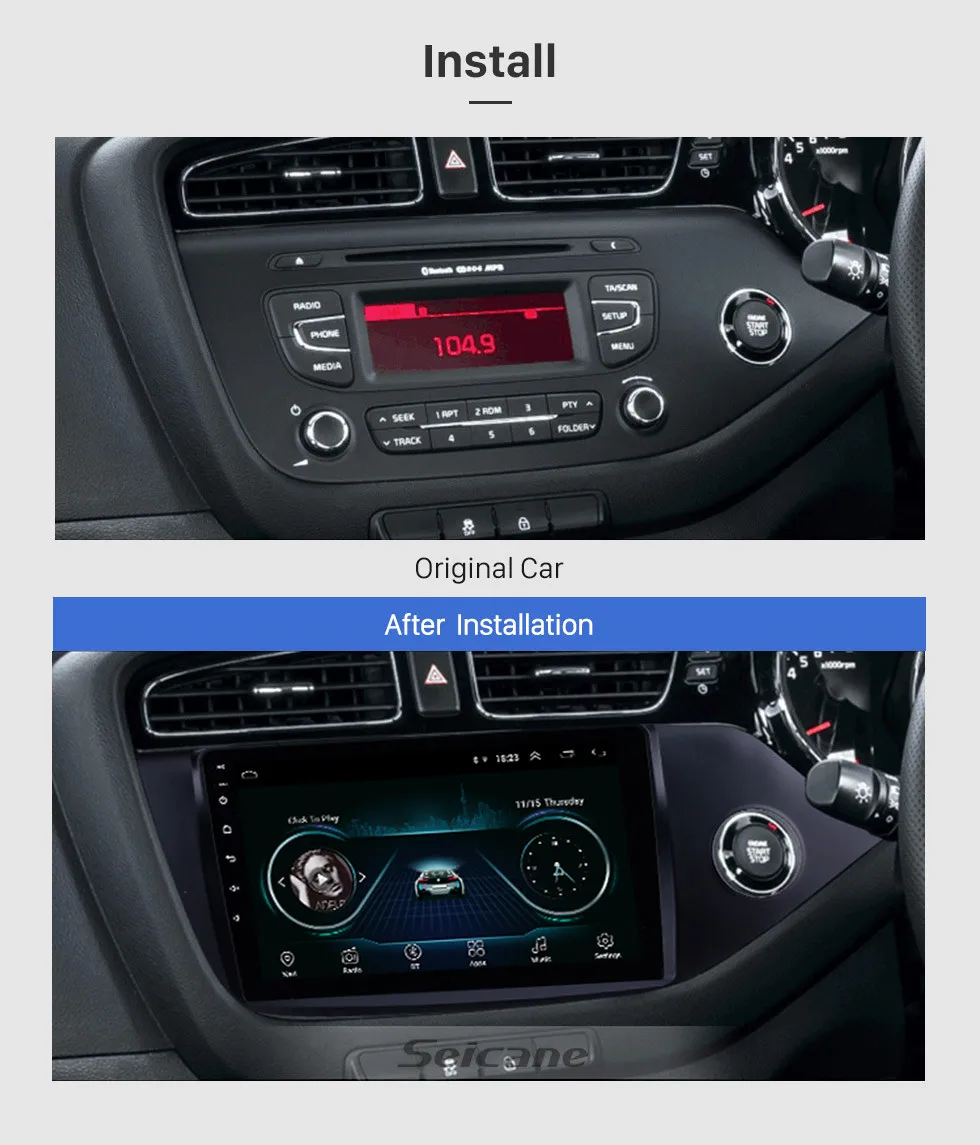 Clearance Seicane Car DVD Radio Multimedia player For 2012 2013 2014 Kia Ceed RHD FM GPS Navigation Car Audio Stereo Autoradio Support 3G 17
