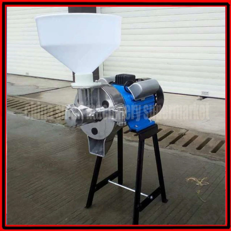 

220V Stainless Steel Commercial Electric Soybean Milk Tofu Maker Machine Fiberizer Rice Paste Machine Refiner grinder Beater