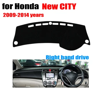 

car dashboard covers For Honda New CITY 2009-2014 years Right hand drive dash mat covers Auto dashboard protector accessories