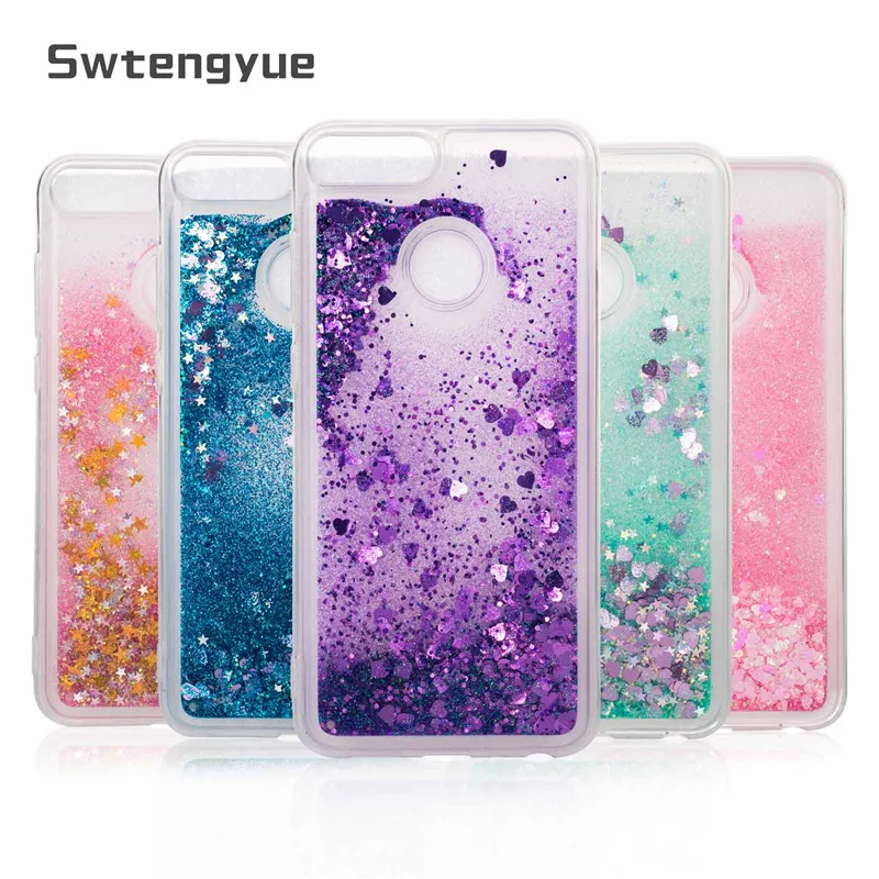 

For Huawei honor 9 lite case Dynamic Liquid Glitter Bling Sand Soft TPU Phone case For Huawei honor 9 lite case cover