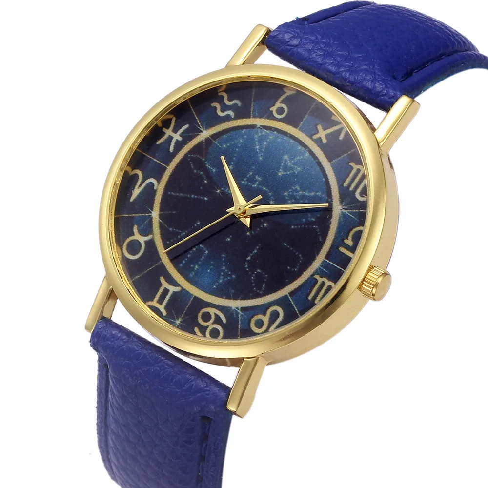 

Women Brand New And High Quality Retro Digital Dial Leather Band Quartz Analog Wrist Watch Watches Relogio Feminino