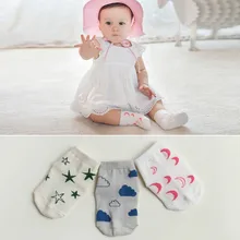 Summer Children Socks Baby Cotton Cartoon Infant Moon Stars Print Socks 0 4Y