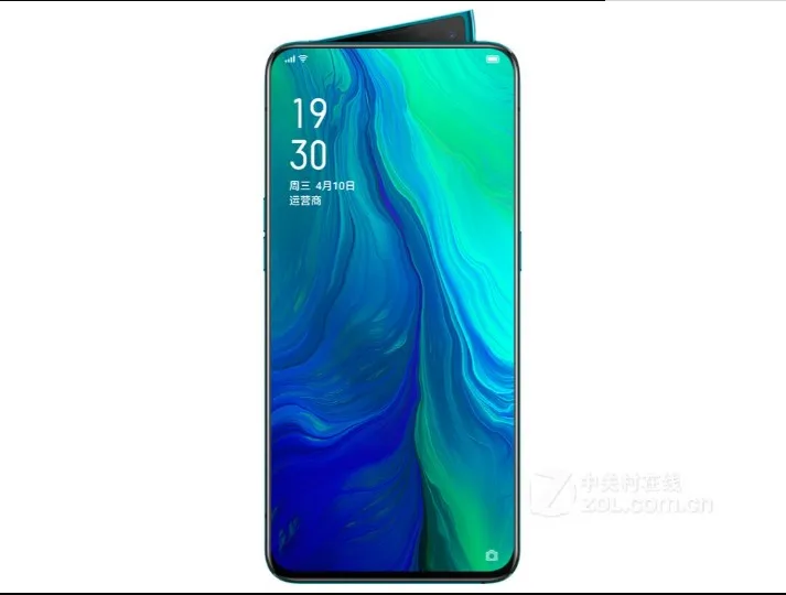 OPPO Reno 10x зум 6," полный экран Поддержка NFC камера с боковым вращением супер VOOC Восьмиядерный 48MP+ 13MP+ 8MP 4065mAh сканер отпечатков пальцев