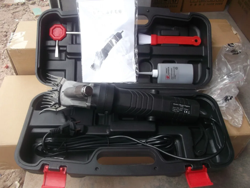 

Hot selling !1pc 350W ELECTRIC SHEEP / GOATS SHEARING CLIPPER SHEARS ELECTRIC WOOL SHEAR
