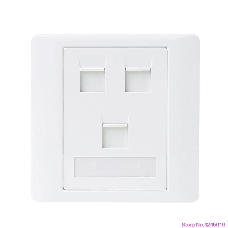 Новый 86 Тип компьютерная розетка панель CAT5E сетевой модуль RJ45 кабель интерфейс
