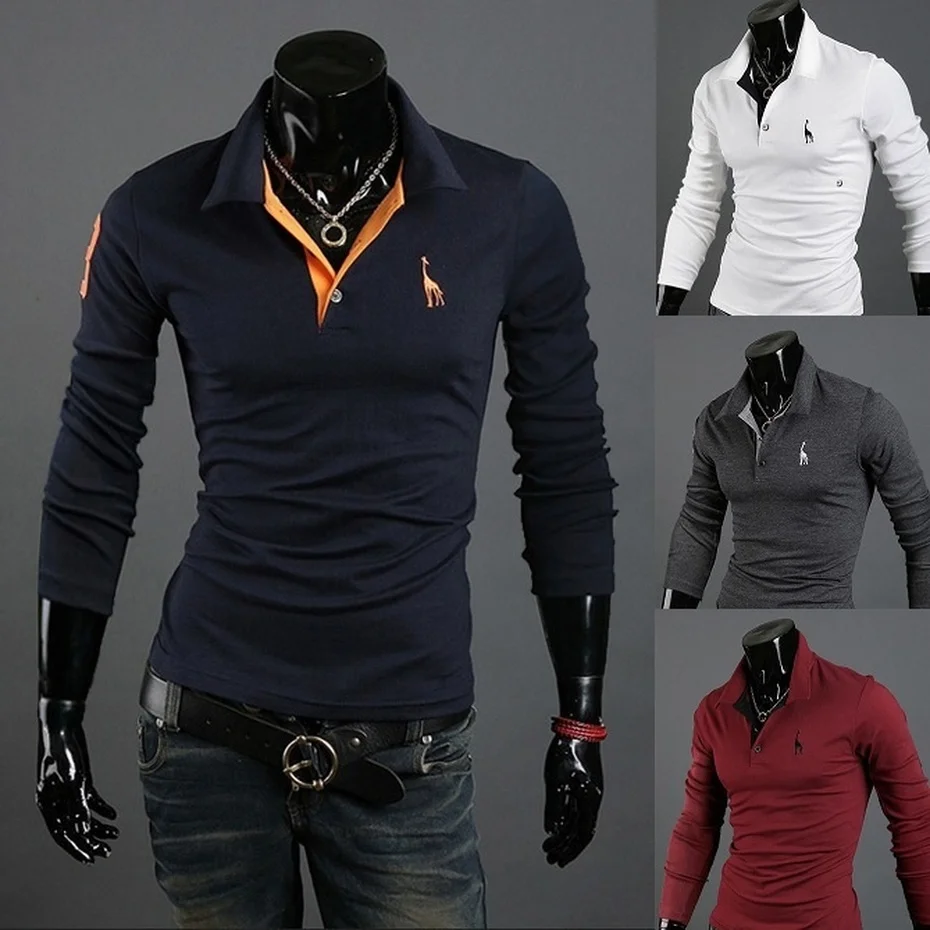 

ZOGAA Polo Shirt Men Short Sleeve Casual Mens Shirts Camisa Polo Giraffe Soft Feel Quality Man Polos