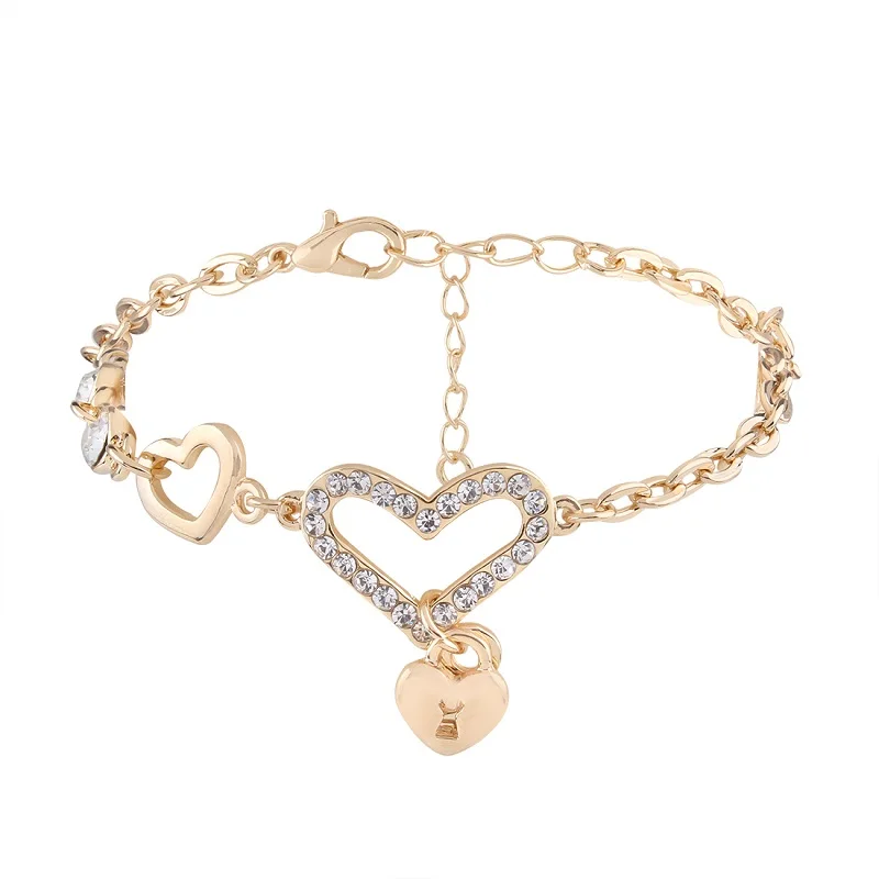 Lock and heart bracelet Clearance