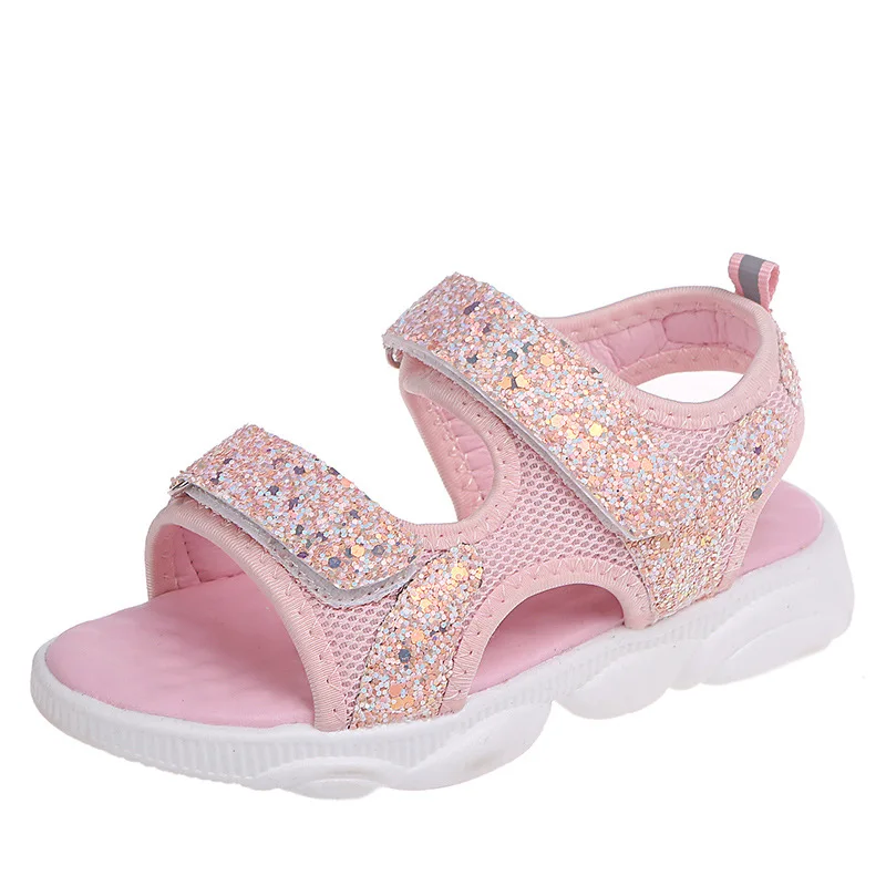 

Baby comfortable sandals 2019 summer new Boys Girl Non-slip Kids Beach Sandal kids casual sandals children Glitter sport sandals