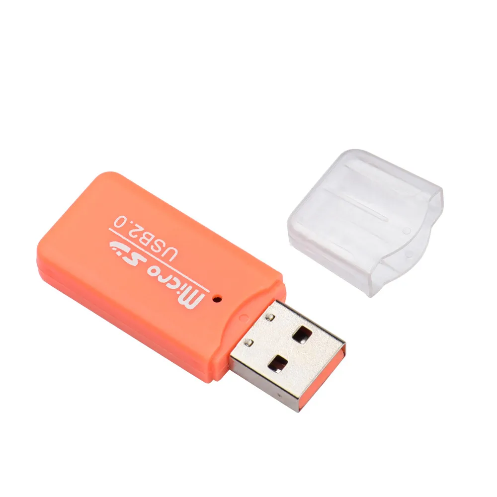 Высокая Скорость Mini USB 2.0 Micro SD TF T-Flash чтения карт памяти адаптера Au24 челнока