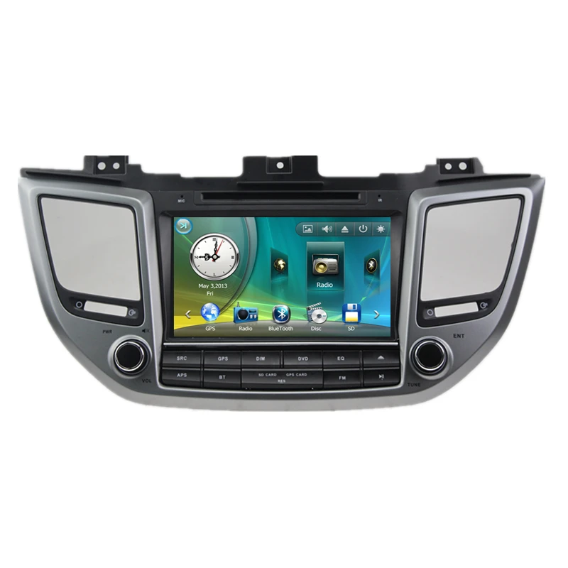 8 Car font b Radio b font DVD GPS Navigation Central Multimedia for Hyundai IX35 Tucson